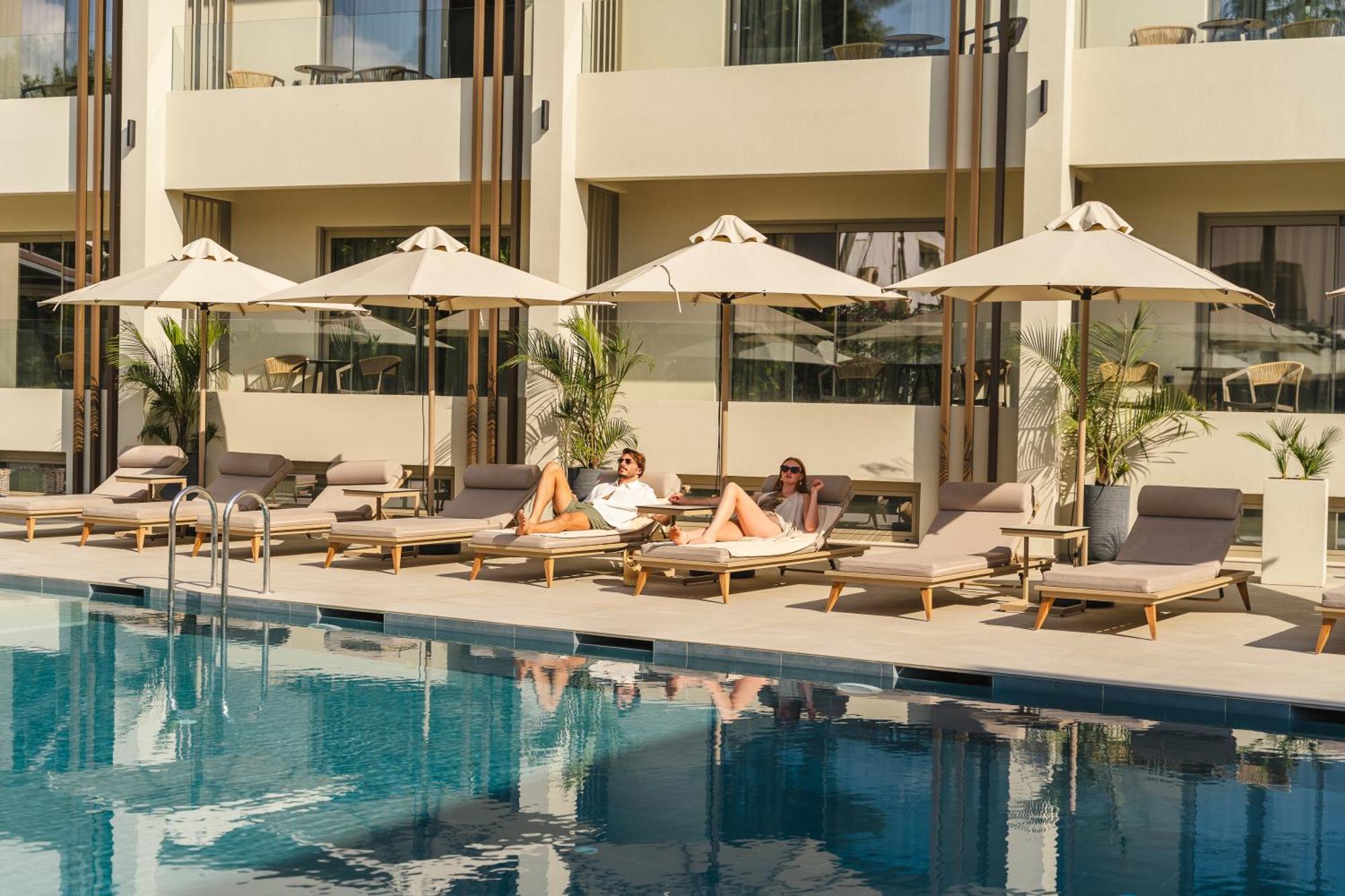 Inea Sole Boutique Hotel Kato Daratso Exteriör bild